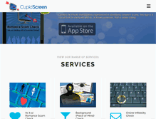 Tablet Screenshot of cupidscreen.com